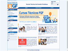 Tablet Screenshot of etgf.edu.br